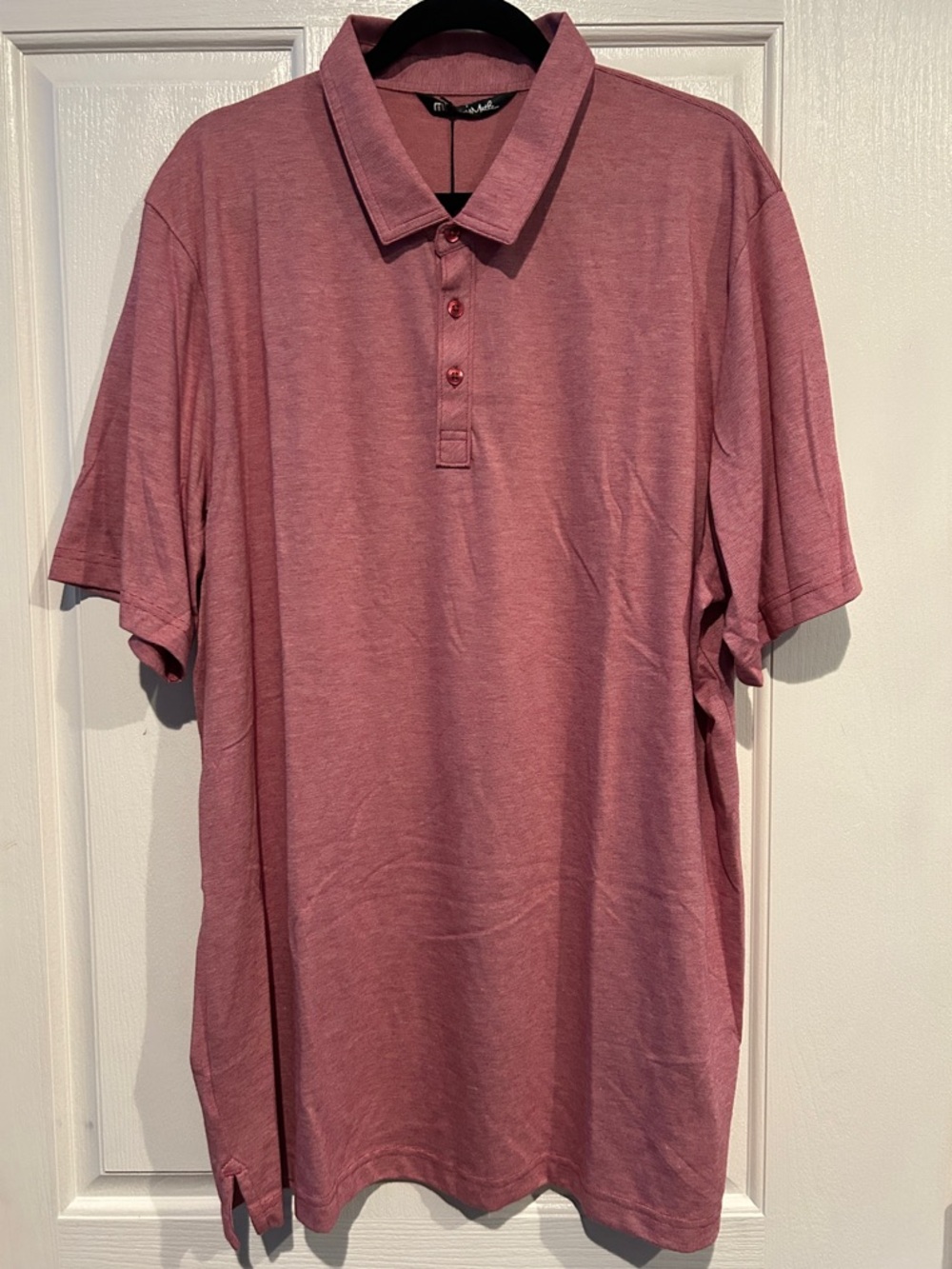 Travis Mathew Heather Cardinal The Zinna Polo